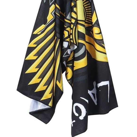 LAFROI 3 pack Cooling Quick Dry Sports Towel Time Manager Owl Art 39"x11" NWT - Picture 3 of 4